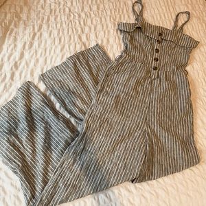 American Eagle striped romper
